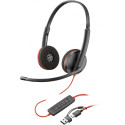 "HP Poly Blackwire 3220 Stereo USB-C Headset +USB-C/A Adapter (Bulk) (209749-201/209745-201)"