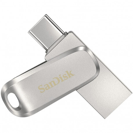 "STICK 32GB USB 3.1 Sandisk Ultra Dual Drive Luxe Type-C silver"