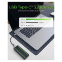 "ICY BOX IB-1824ML-C31 Externes USB-C 3.2 Gehäuse für M.2 NVMe SSD mit LED-Beleuchtung"