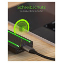 "ICY BOX IB-1824ML-C31 Externes USB-C 3.2 Gehäuse für M.2 NVMe SSD mit LED-Beleuchtung"