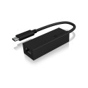 "ICY BOX IB-LAN100-C3 USB-C > Gigabit LAN (ST-BU) Adapter Schwarz"