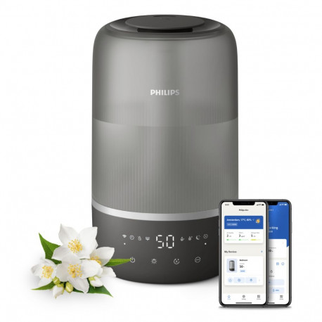 PHILIPS Humidifier Series 1000 Up to 41 m2 3 settings grey