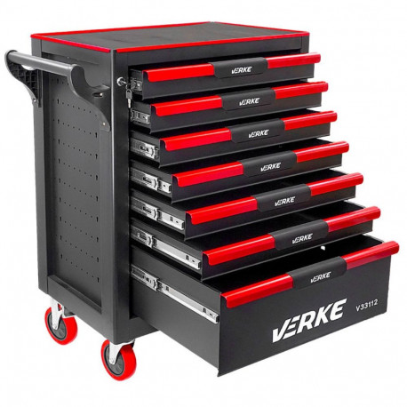 Tööriistakapp Verke V33112, 96,5x81x45,5cm, 7 sahtlit