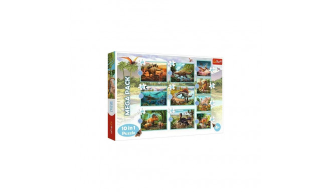 Puzzle 10in1 tutvu kõigi dinosaurustega 90390