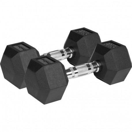 Rebel RBA-2325 kummiga kaetud hantlid 2 x 9 kg