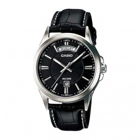 Casio watch. Casio watch model MTP-1381L, color: Black. Men's accessories. Season: Year-round NoSize