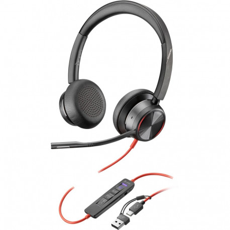 HP Poly Blackwire C8225-M stereo USB-C/A Teams kõrvaklapid