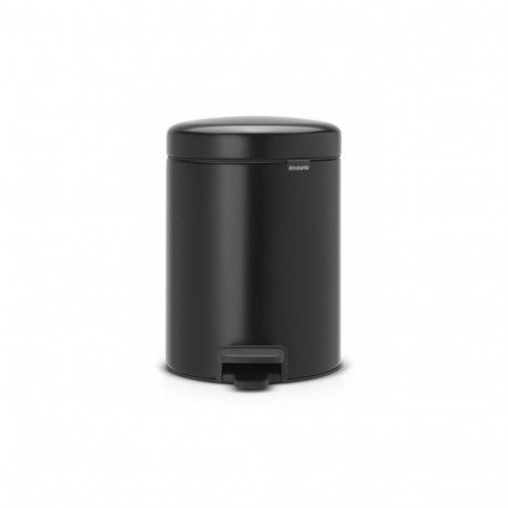 BRABANTIA waste bin with pedal NewIcon 5 l Matt Black 112928
