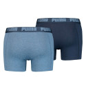 Bokserki męskie Puma Basic Boxer 2P niebieskie, granatowe 906823 36 S