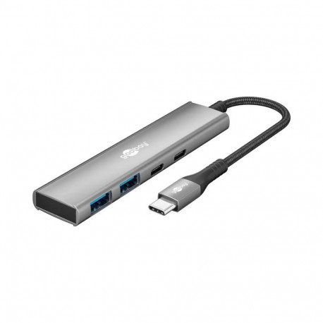 USB jagaja GOOBAY USB-C - 2x USB-C, 2x USB-A (USB 3.2) 5 Gbit/s