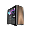 Darkflash DS900WD computer case (black) + 4 fans