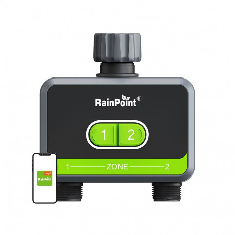 RainPoint 2-zone irrigation controller with app