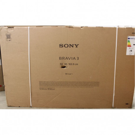 Sony K65S35B Bravia 3 | 65 | Smart TV | Android TV | QFHD | Black | DAMAGED PACKAGING