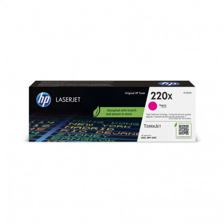 HP 220X (W2203X) Toner Cartridge, Magenta
