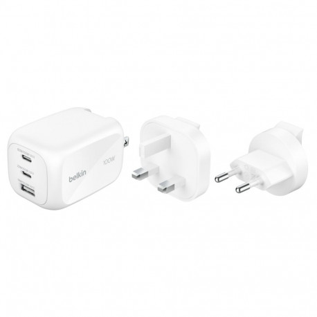 Belkin BOOST Charge 100W USB-C Charger 2xUSB-C/1xA WCH016hqWH