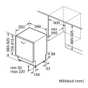 Dishwasher fully integrated Bosch