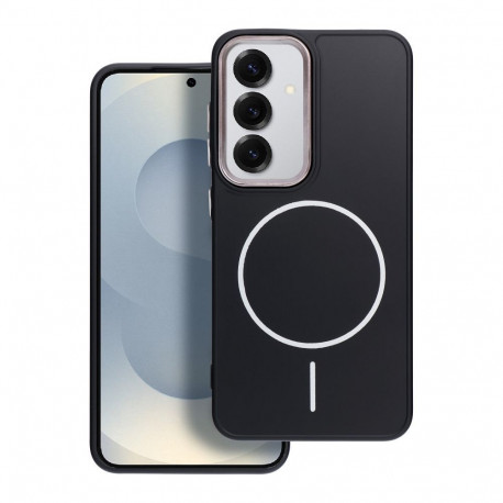 Case for Samsung A55 Frame Mag Cover compatible with MagSafe black