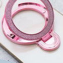 Phone stand CIRCLE GLITTER - stick-on - pink Phone stand CIRCLE GLITTER - stick-on - pink