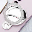Phone stand CIRCLE MIRROR - stick-on - silver Phone stand CIRCLE MIRROR - stick-on - silver