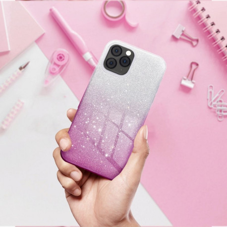 Case for iPhone 17 PRO Shining transparentny pink