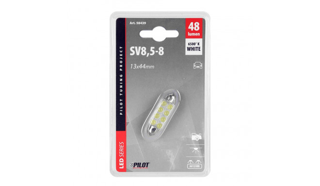 Pirn 8 ledi, SV8,5 10#44mm,valge