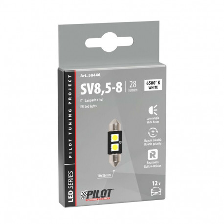 Hyperled CanBus 12V,10*36mm, 2SMD,SV8,5-