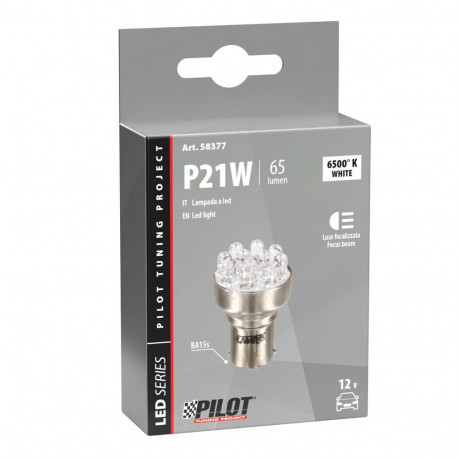 Led pirn 11LED 12V 21W valge
