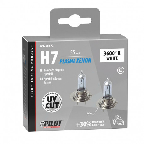 H7 ksenoon 2tk, 12V,55W,PX26d, sinine