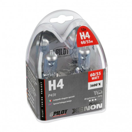 H4 ksenoon 2tk, 12V, 60/55W, P43t,6500K