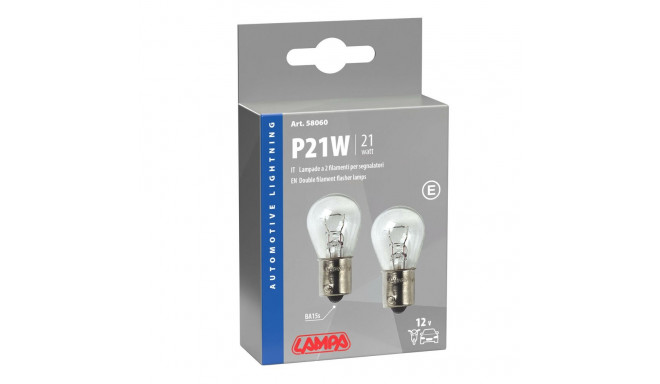 Pirn 2tk 21W BA15S , valge