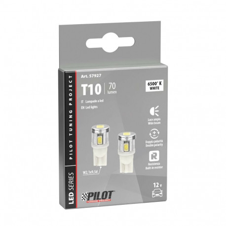 Pirn 2tk 12V Led 6 SMD x 1 chip