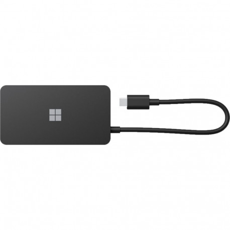 Surface USB-C Travel Hub (schwarz, HDMI, RJ-45, USB-A, USB-C)