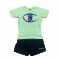 Children's Sports Outfit Champion Essentials Lime green Children's Sports Outfit Champion Essentials Lime green
