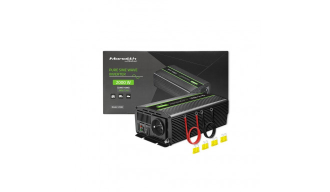 Qoltec Monolith toiteadapter/inverter auto 2000 W must
