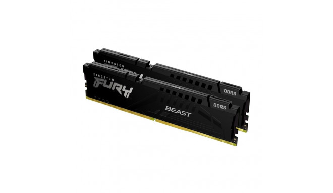 Kingston Technology FURY Beast 32GB 5600MT/s DDR5 CL36 DIMM (Kit of 2) Black