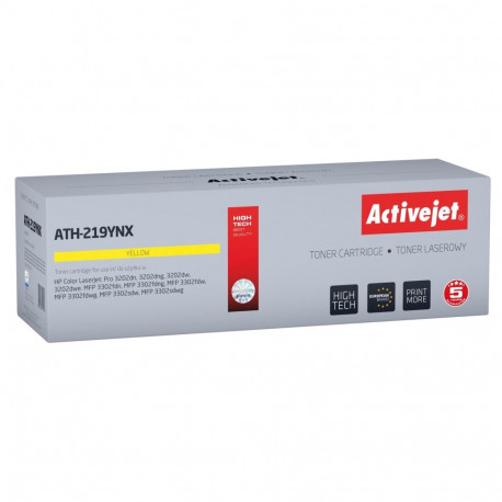 Activejet ATH-219YNX Toner for HP printer, replacement HP 219X W2192X; Supreme; 2500 pages; yellow, 