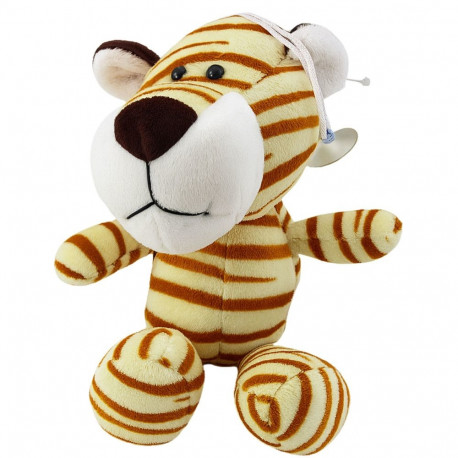 plüüšist kaisuloom tiiger iminapaga kreemjas 23 x 12 cm