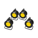 98-702# võrgupikendus pr-61 4-pesaga maandusega 50m pvc trummel 3x2 (4 tk.)