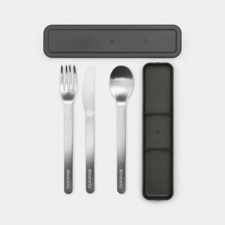 Brabantia söögiriistade komplekt Make & Take 206641, tumehall