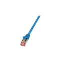 LogiLink 0.25m Cat.6 S/FTP networking cable Blue Cat6 S/FTP (S-STP)