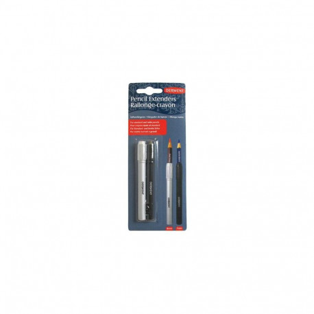 Derwent 2300124 pencil grip Black, Silver
