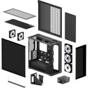 "Arctic Xtender (Black) mirrow black window with GPU vertical mount"