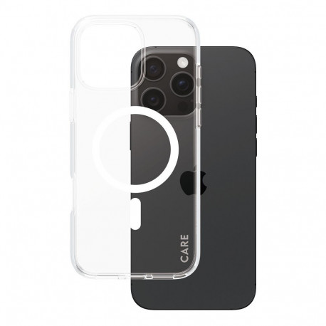 "CARE Case Flagship White MagSAFE iPhone 16 Pro Max"