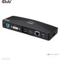 "Club3D 4K Dockingstation USB3 ->3xUSB3/HDMI/DP/DVI/ black"