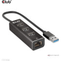 "Club3D Adapter USB 3.2 Typ A > 3x USB 3.2 Typ A/LAN"