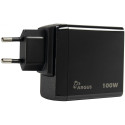 "Charger USB-C 100W Black INTER-TECH PD-3100"