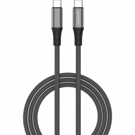 "4smarts USB-C auf USB-C Kabel PremiumCord 100W 3m. schwarz"