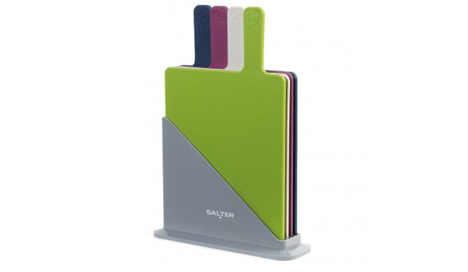 Salter BW047683EU7 Multicoloured 4-Piece Chopping Board Set
