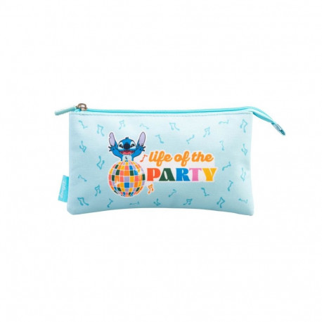 Disney Stitch - Piórnik 3-komorowy z kolekcji Waves