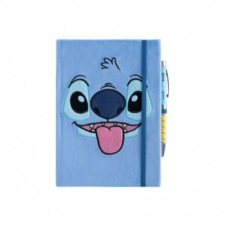 Disney Stitch - Pluszowy notatnik A5 + długopis latarka z kolekcji Tropical